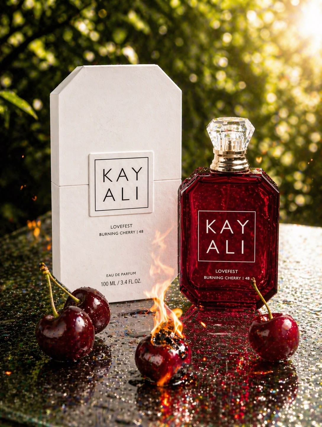 Kayali Lovefest Burning Cherry 48 Eau de Parfum 100ml